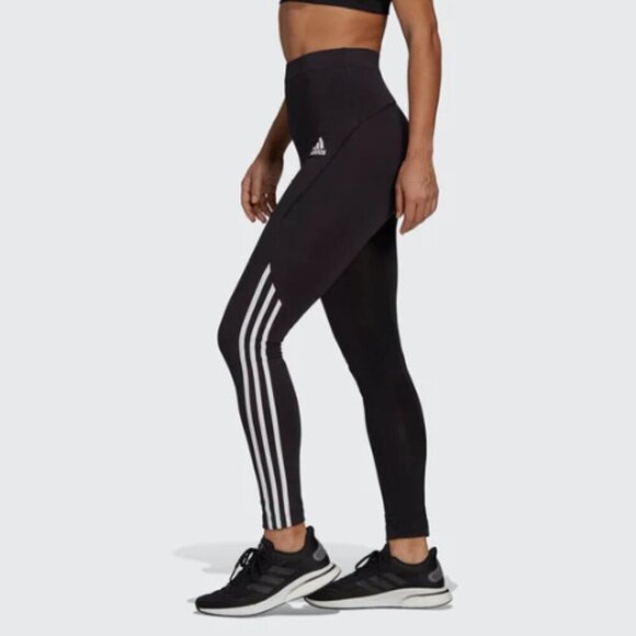 Women Adidas High-Rise CLIMACOOL Leggings Squat-Proof Sweat-Wicking - Picture 1 of 10